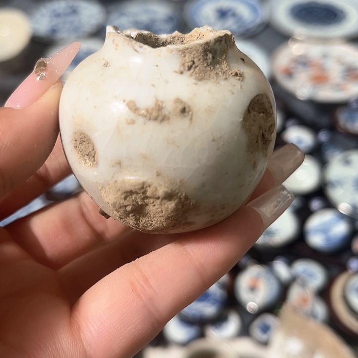 瓷片瓷片茶托喝茶非常不错