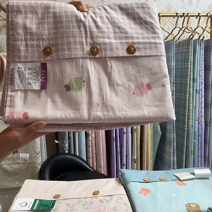 棉全棉单人被套全棉