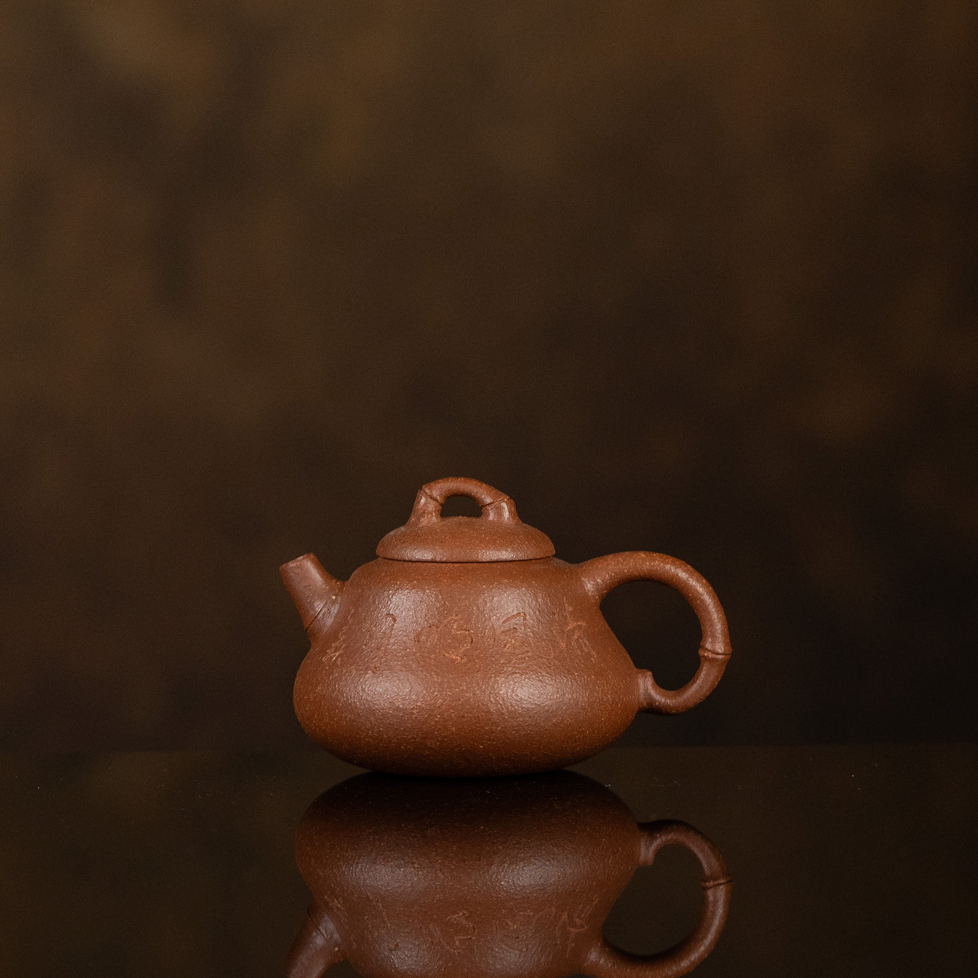 【利贞l竹节葫芦】原矿降坡泥约110cc手工制宜兴茶壶茶具LZD