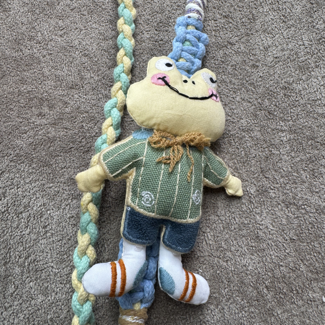 【绅士青蛙长款】森系可爱钥匙扣挂件手工编织礼物手机挂绳手机链