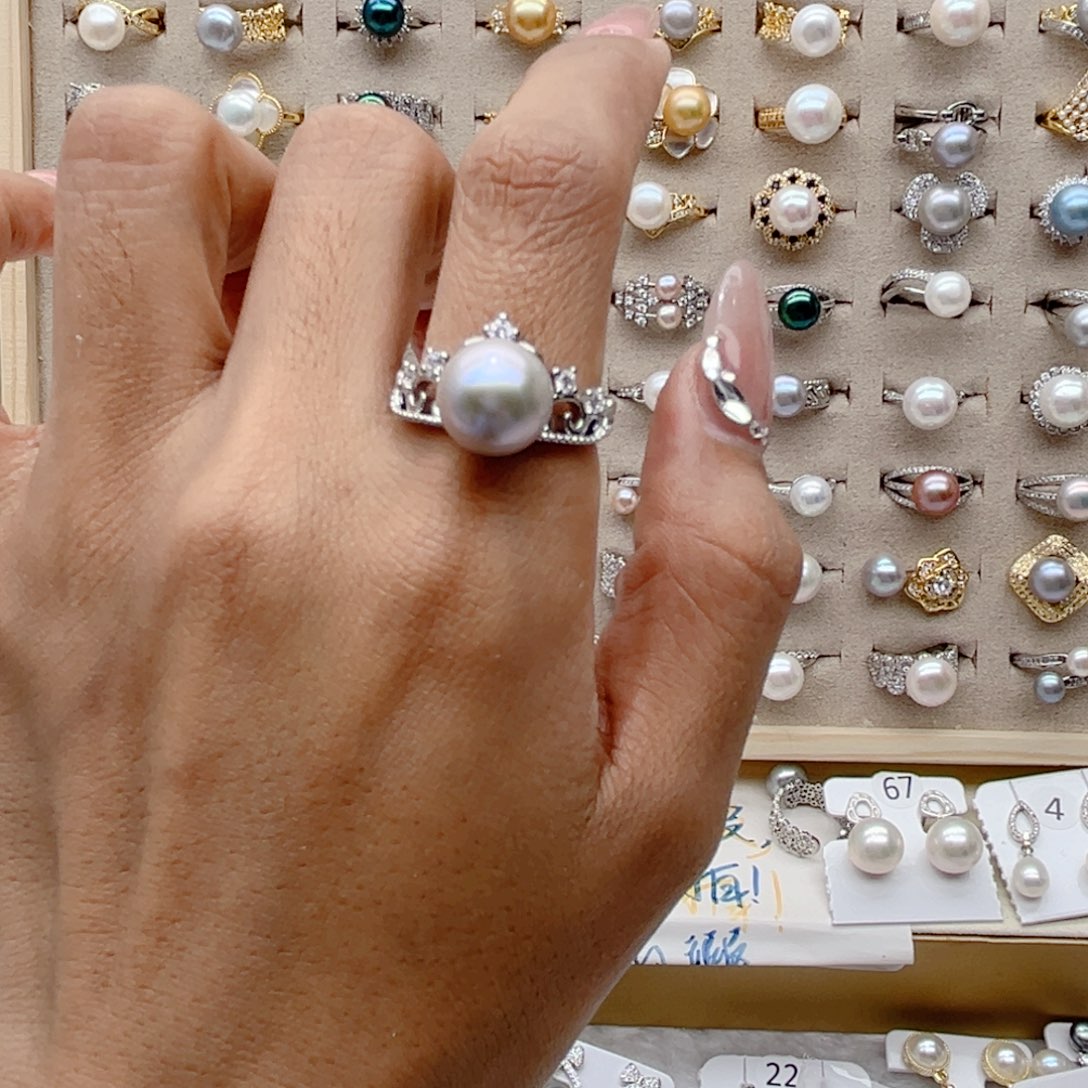 戒指合金淡水珍珠曦*贝