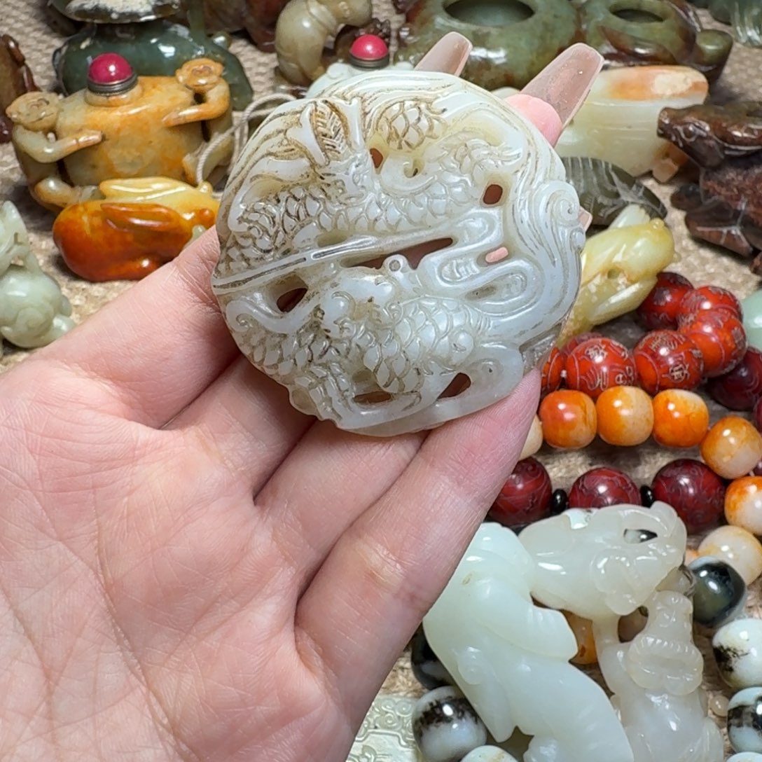 白玉菩提吊坠挂件