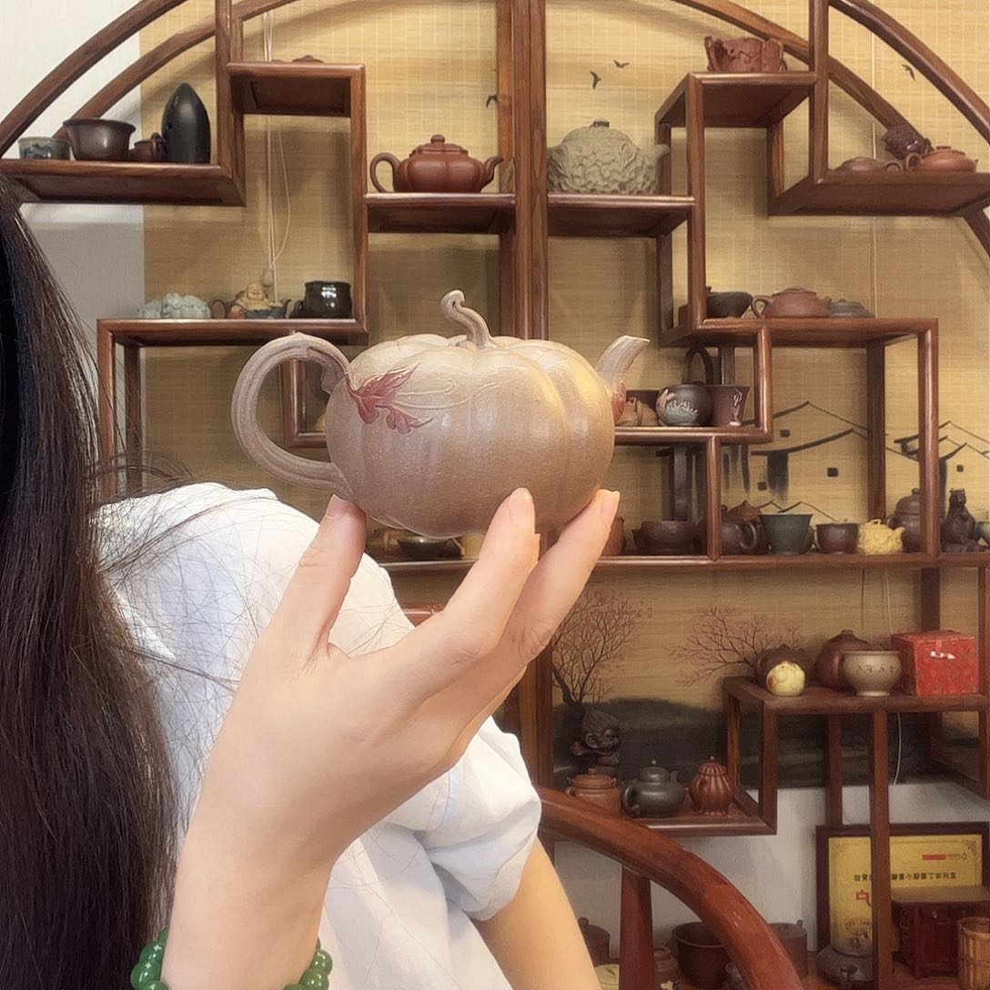 茶壶紫砂紫砂段泥花器