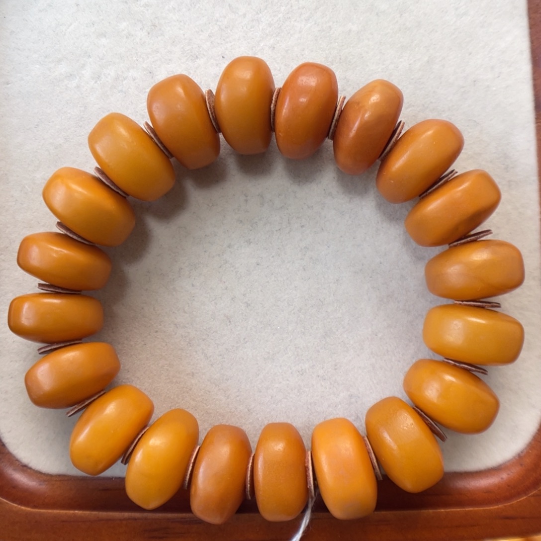 蜜蜡未镶嵌手链蜜蜡