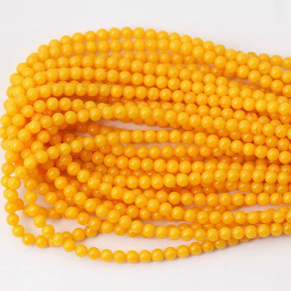 蜜蜡散珠DIY设计国风新珠宝文玩