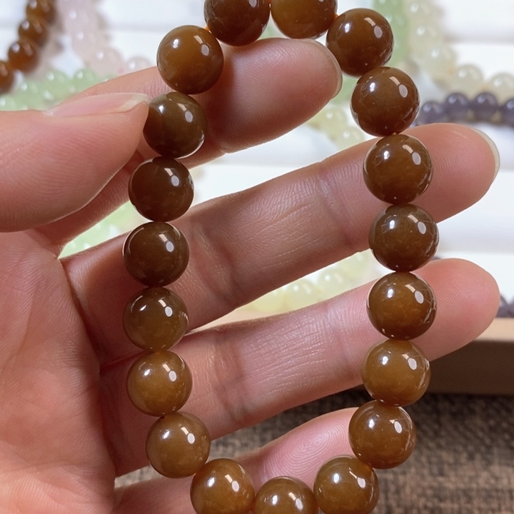 和田玉手串未镶嵌