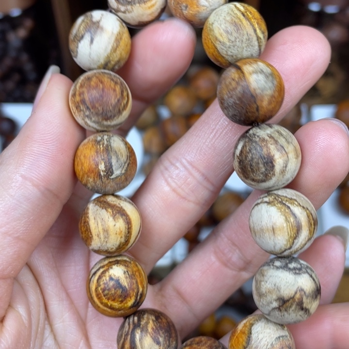 贡木把件手串手串1.5