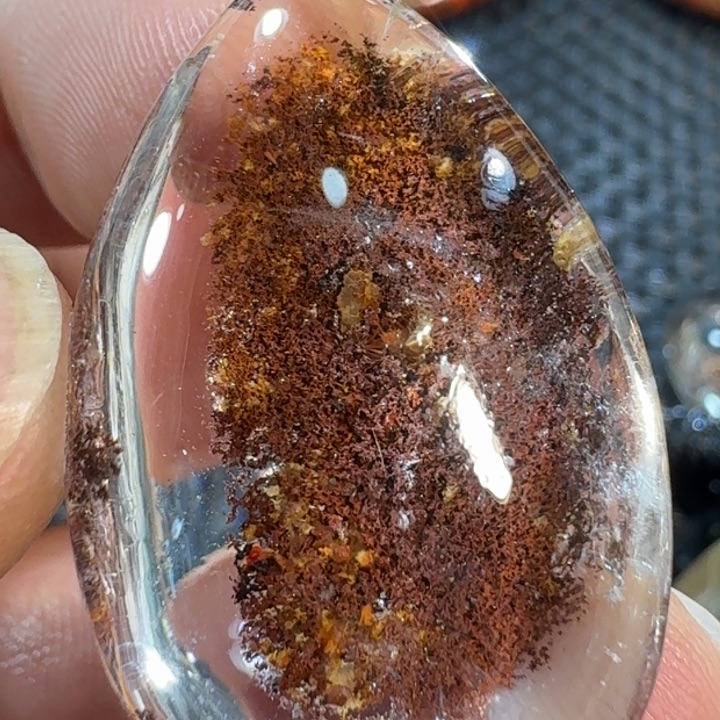 水晶吊坠(不含链)未镶嵌心**内