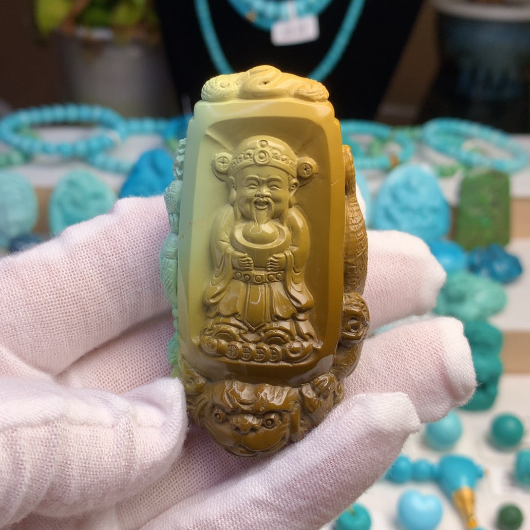 绿松石珠宝奇石未镶嵌