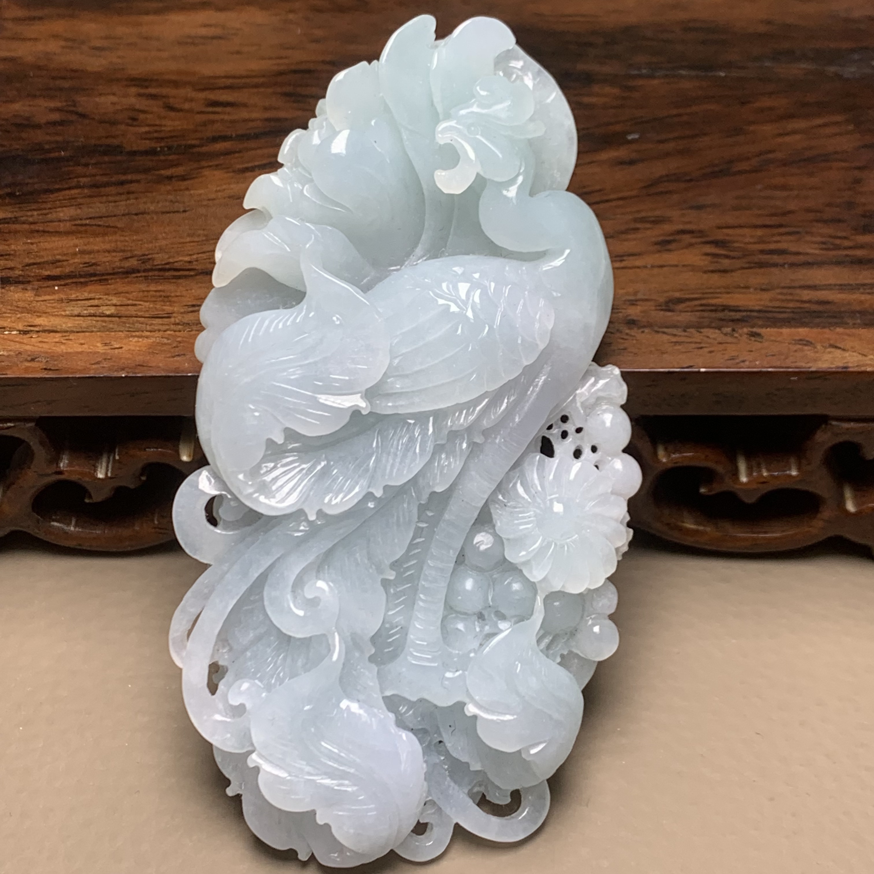 A896珠宝玉石A货翡翠吊坠