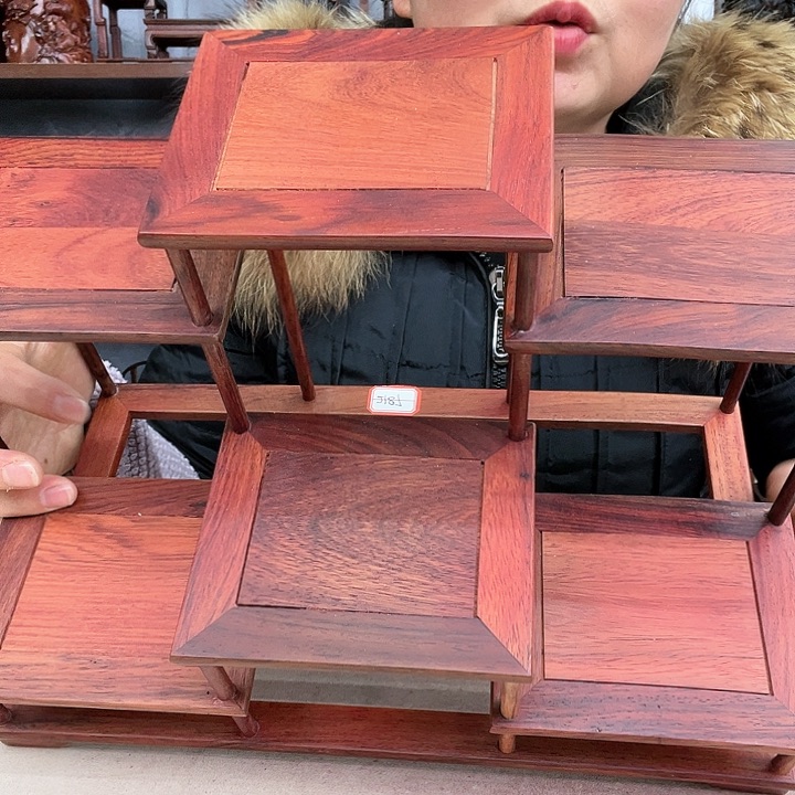 乌木类端景台小李子红木工艺品2187