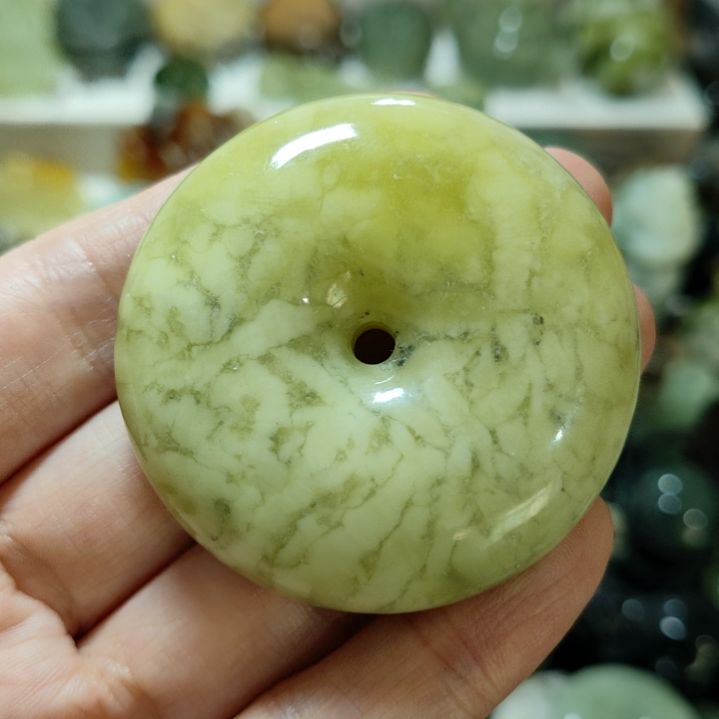 岫玉平安扣未镶嵌