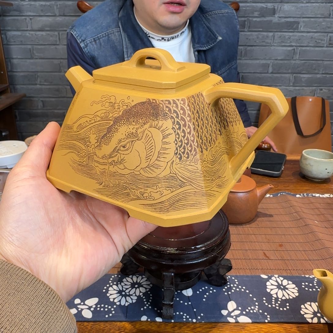 紫砂茶壶泓*宜兴紫砂壶