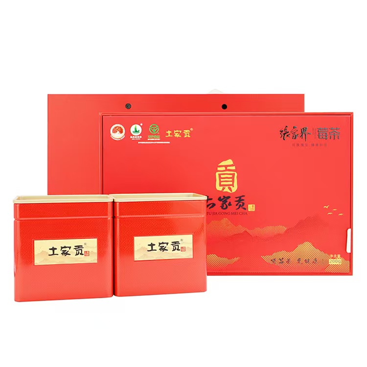 张家界2025年新有机莓茶藤茶绿色食品认证芽朵莓茶（礼盒装）