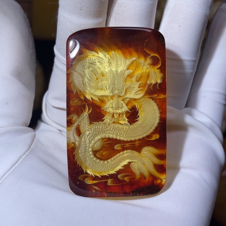 琥珀吊坠(不含链)未镶嵌