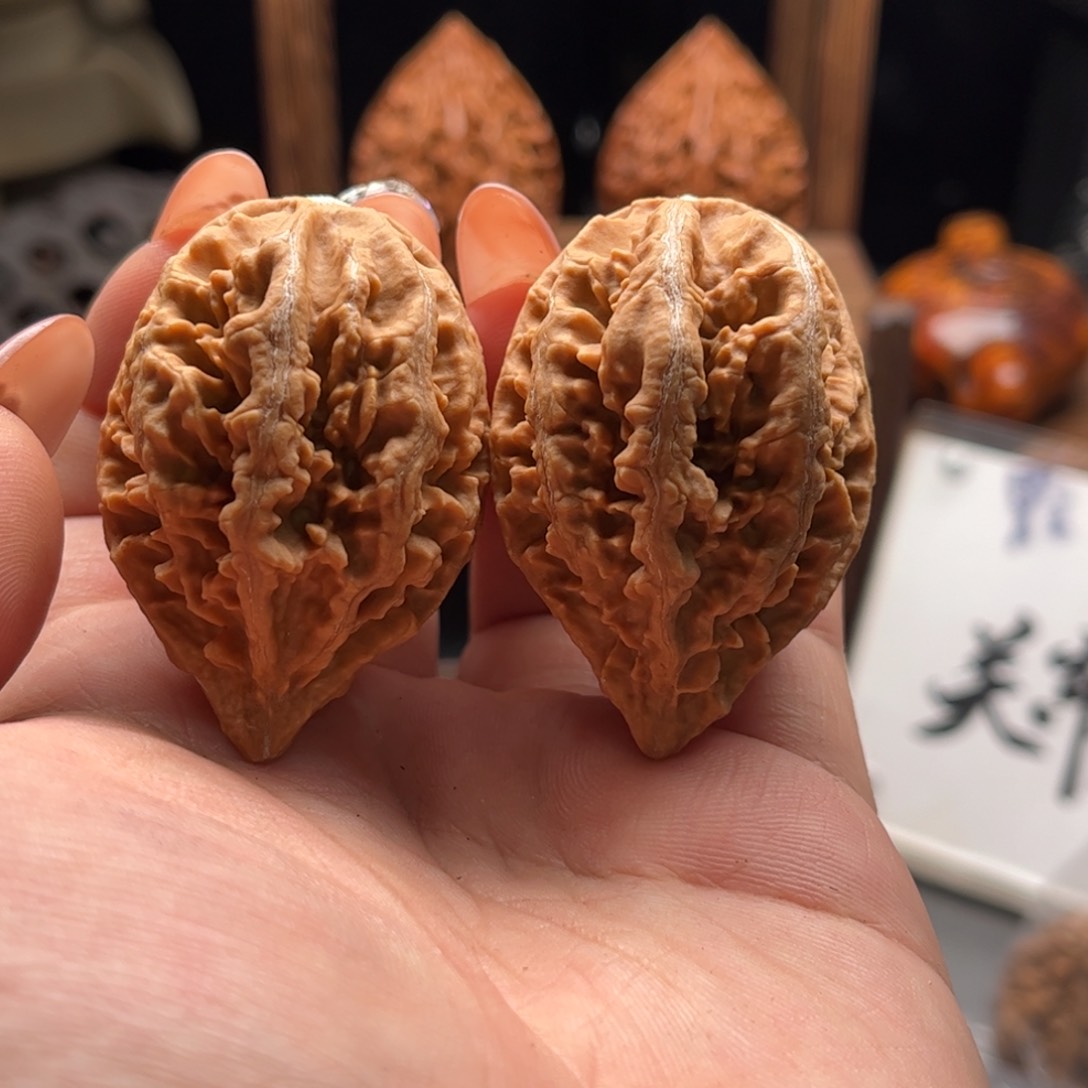 文玩核桃把件关东木子家楸大胖37