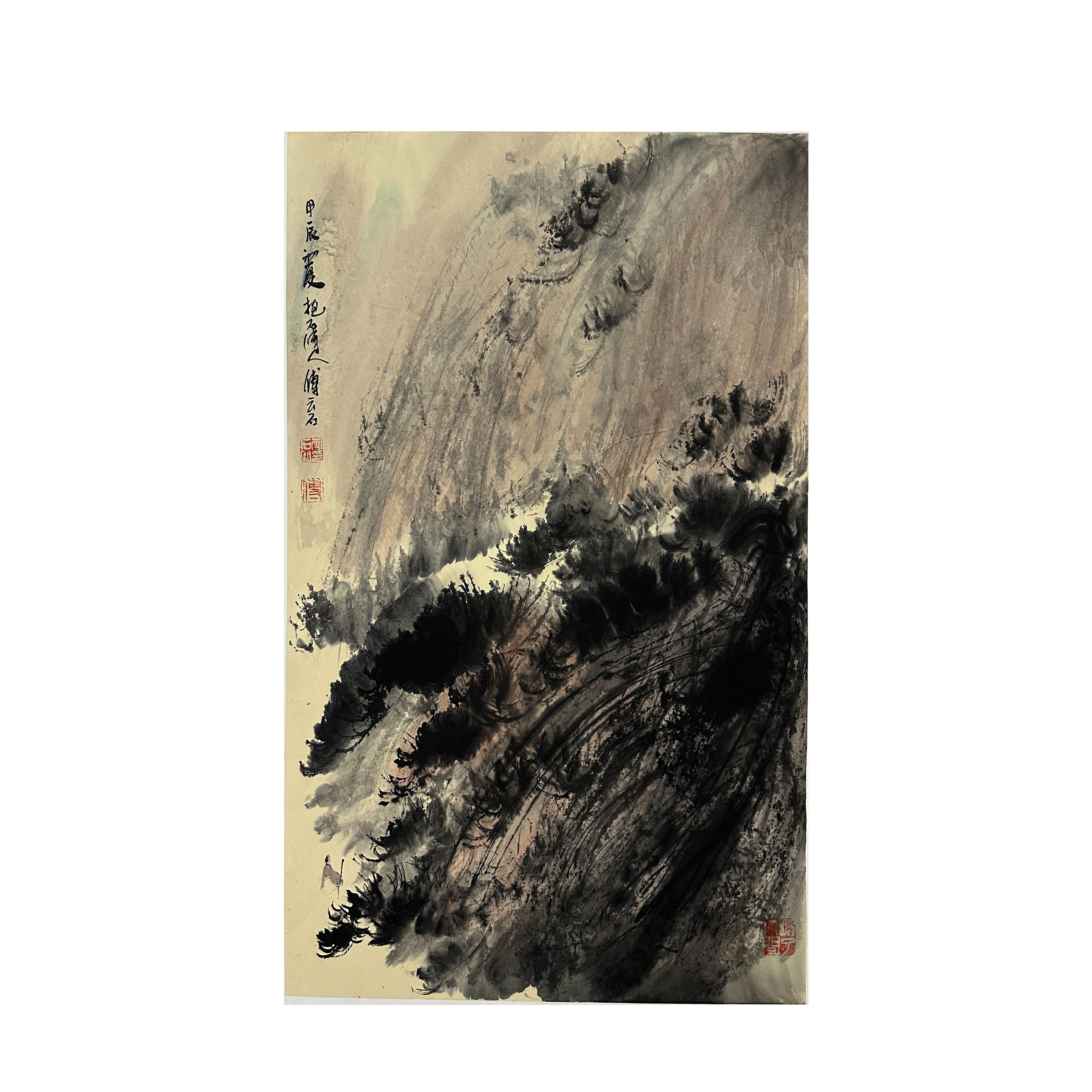 傅云石精品画作——《山水》画心尺寸70*45