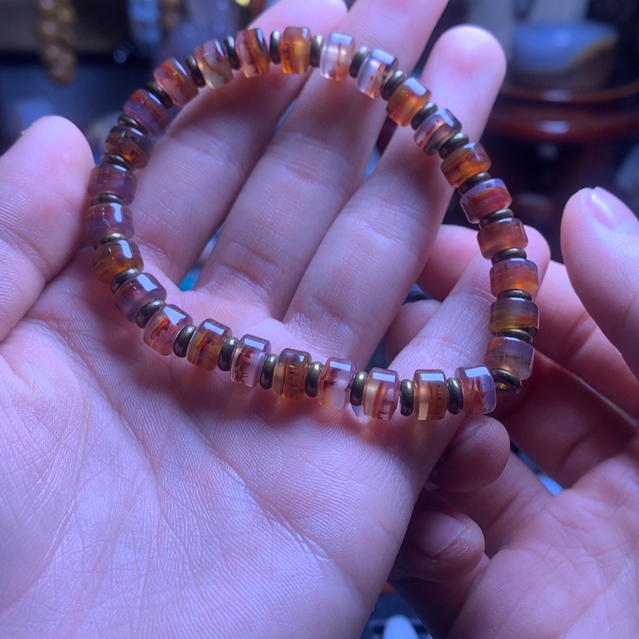 玛瑙/玉髓手链未镶嵌花**州