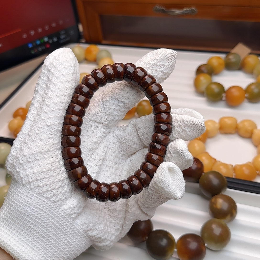 菩提根/象牙果手串卡12紫金鼠碗肠