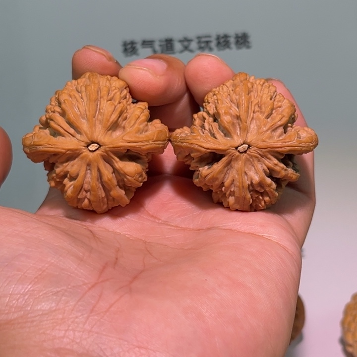 L***L文玩核桃把件43虎头王