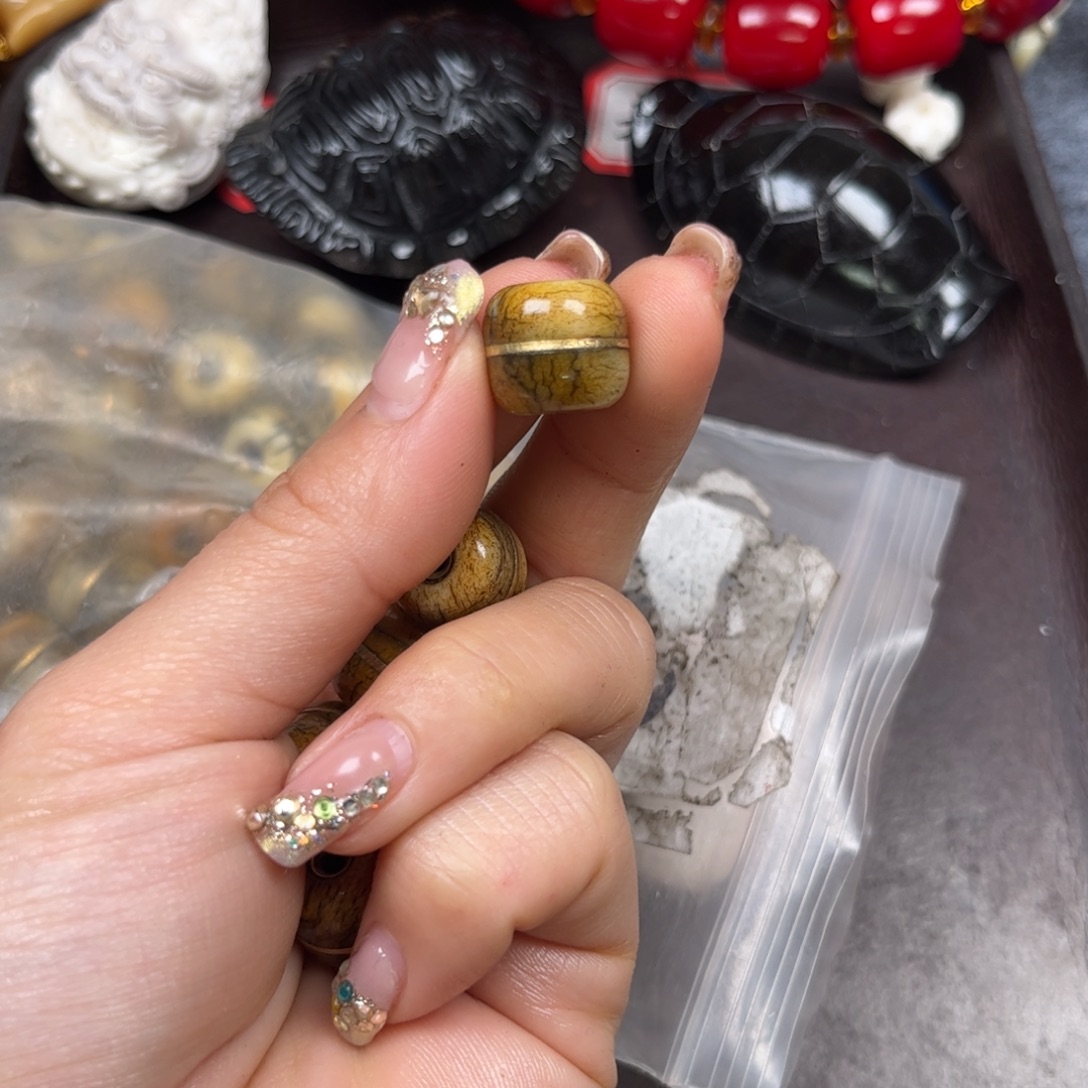 驼骨手串/手链编号126尺寸1.4