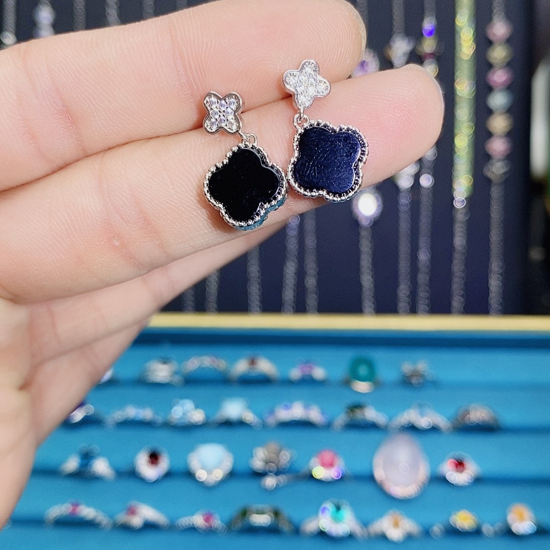 紫晶珠宝半成品银S925镶嵌