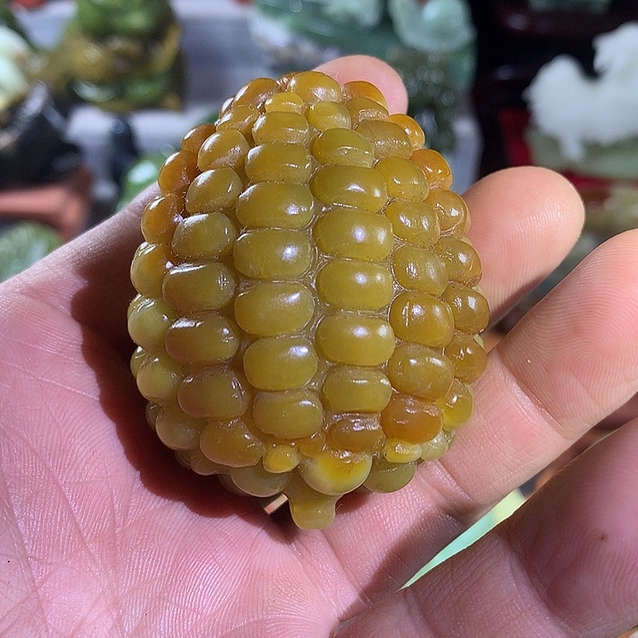 岫玉手把件未镶嵌
