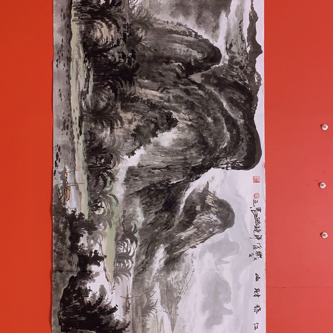 国画山水花鸟国画作品