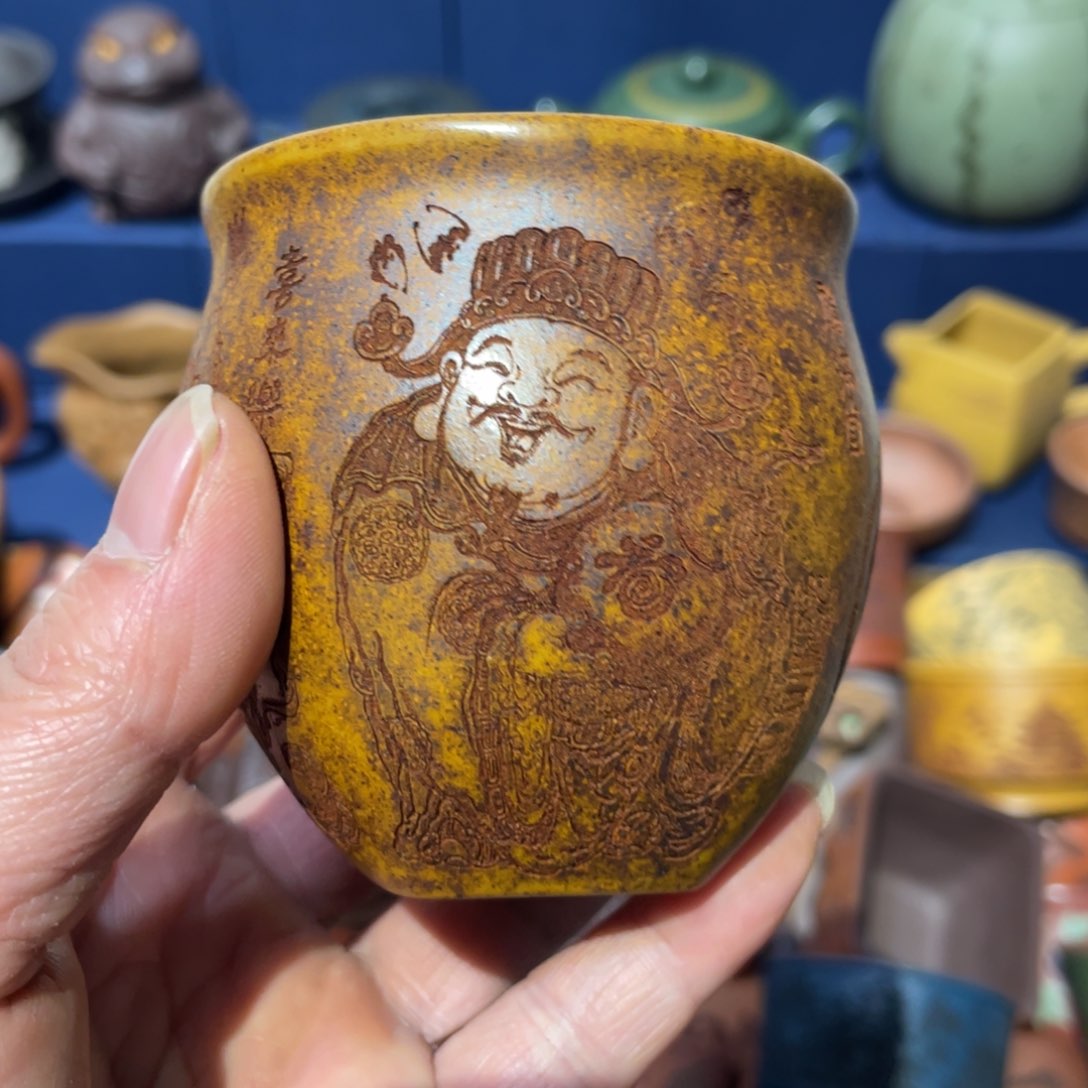 原矿紫砂手工主人杯