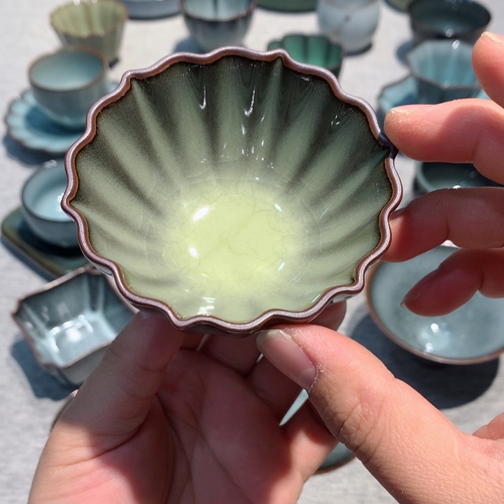 静*龙泉青瓷茶具杯子