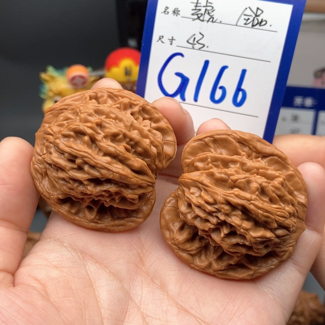 文玩核桃吊坠43麦穗虎头 全品