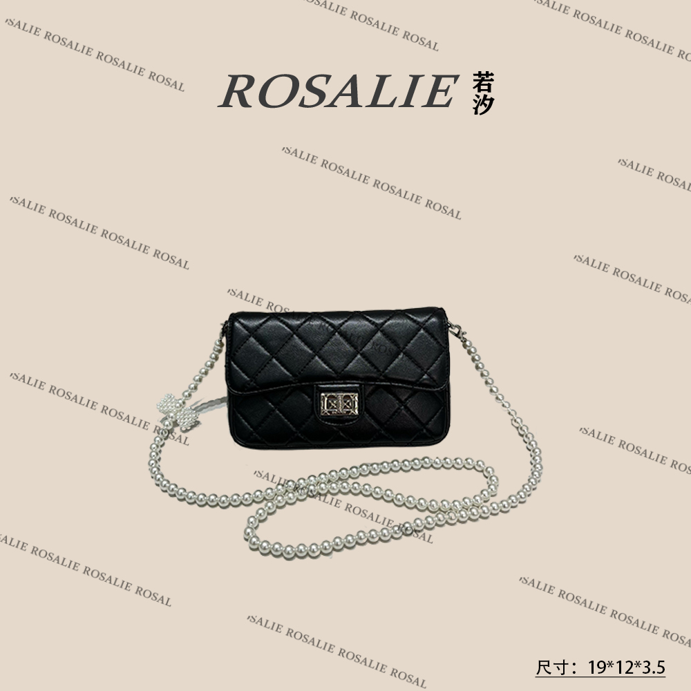 【若汐Rosalie】ZT-D7153-贝母黑轻奢时尚气质百搭女士包包
