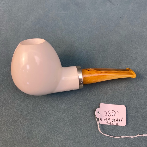 土耳其原石雕刻海泡石烟斗手工烟斗白色海泡石烟斗男士烟斗