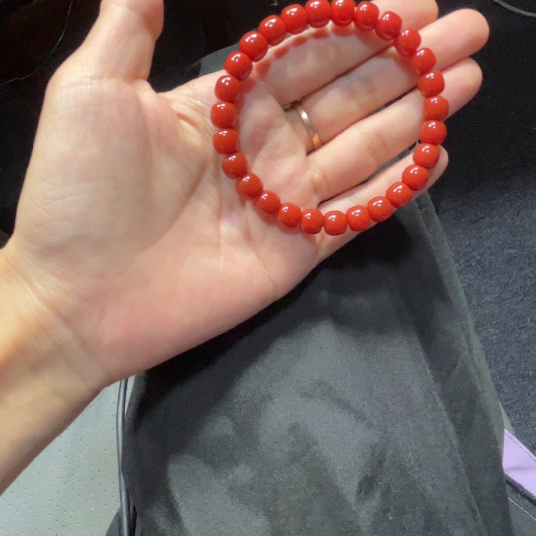 辛***苦手链未镶嵌南红玛瑙