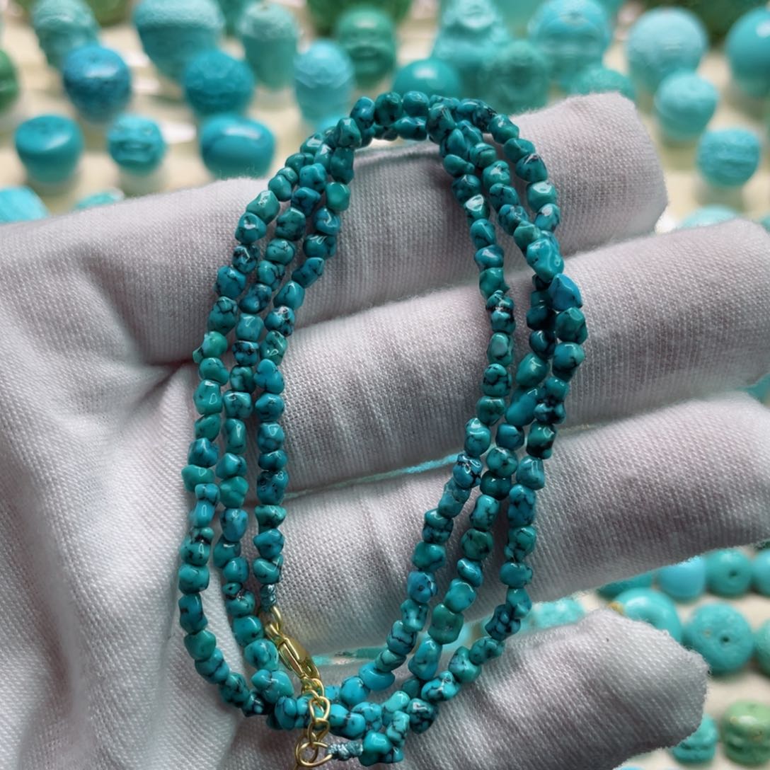 绿松石珠宝奇石未镶嵌