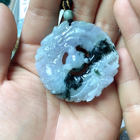 翡翠颈饰未镶嵌天然缅甸翡翠a货