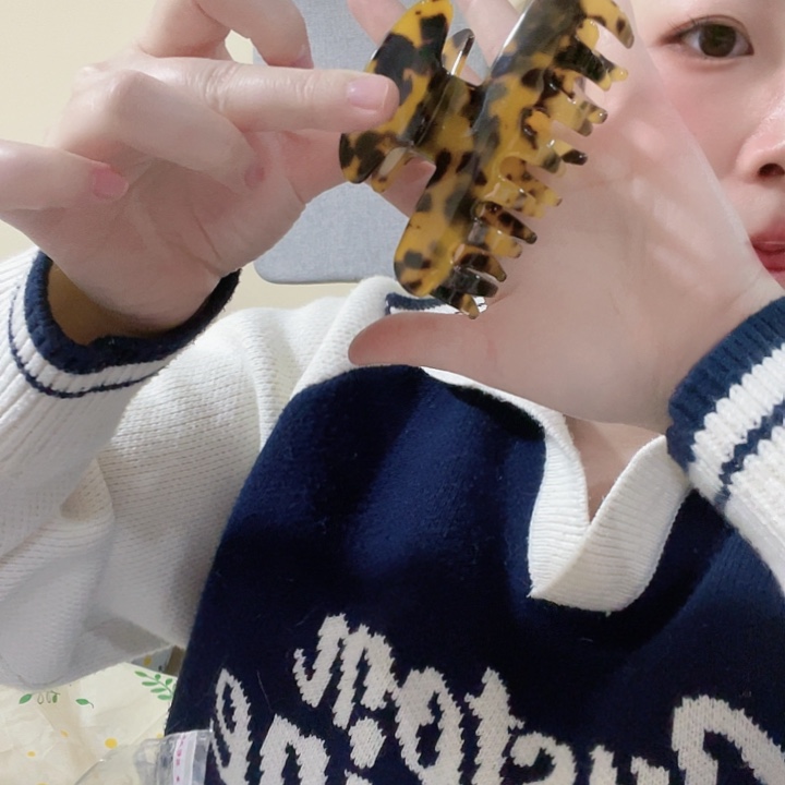 三醋酯纤维福利豹纹抓夹随单发，单拍不发