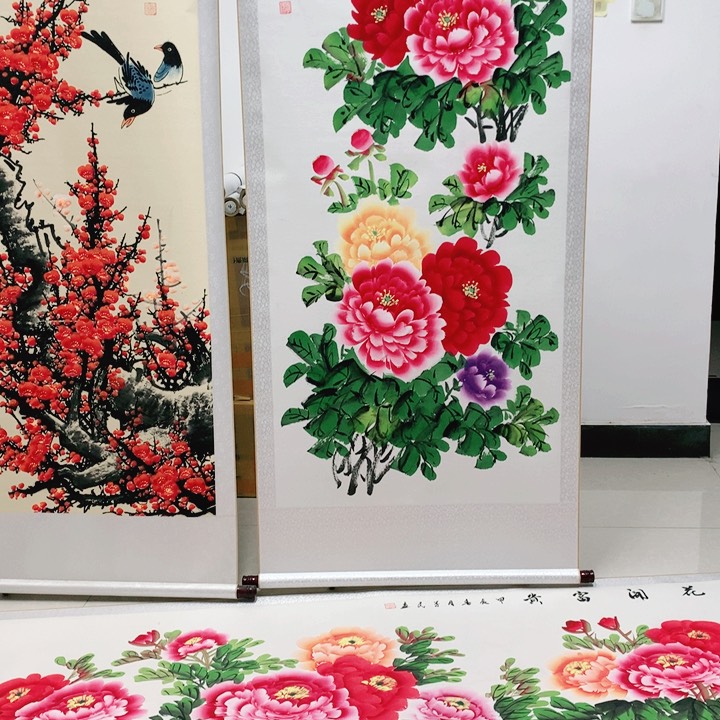 【闪购商品】国画牡丹
