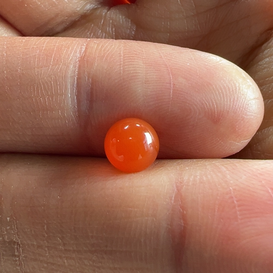 南红玛瑙圆珠6.4未镶嵌