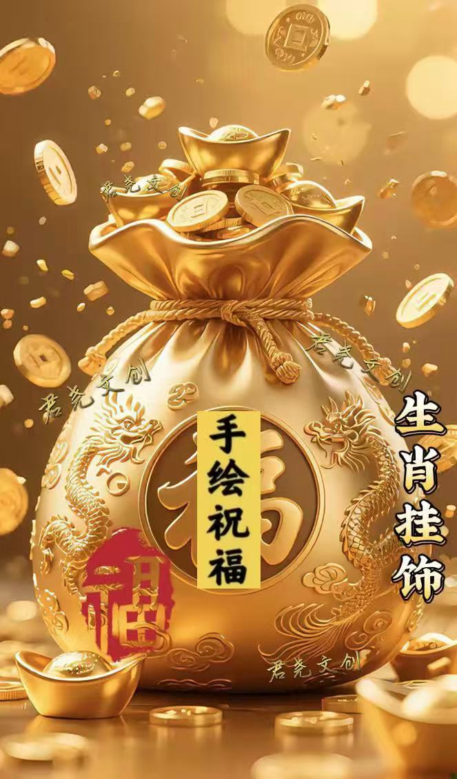 8号 老师推荐 2025生肖福袋随身生肖挂饰