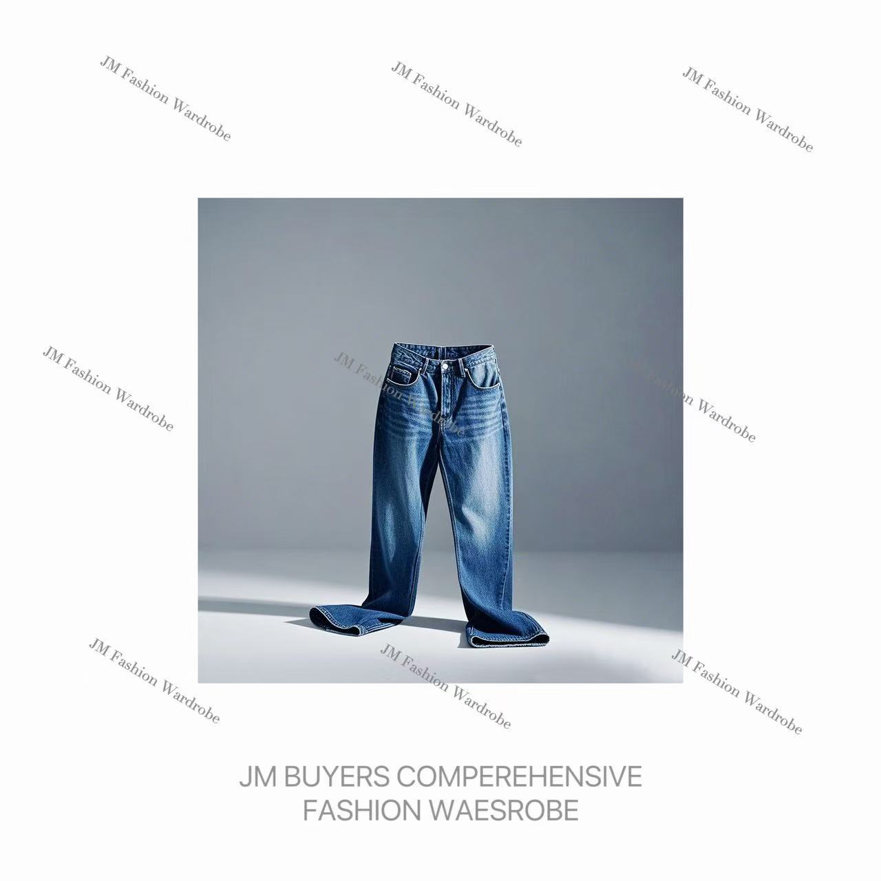 【JM高奢-棋盘】2025早春新款百搭时尚潮流牛仔裤1012