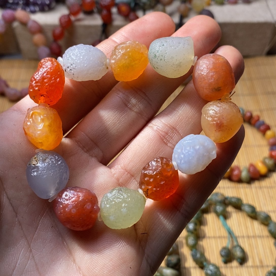 玛瑙/玉髓手链未镶嵌