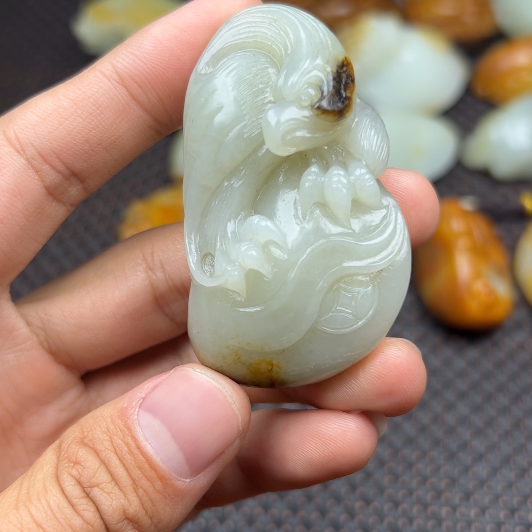 和田玉挂件未镶嵌