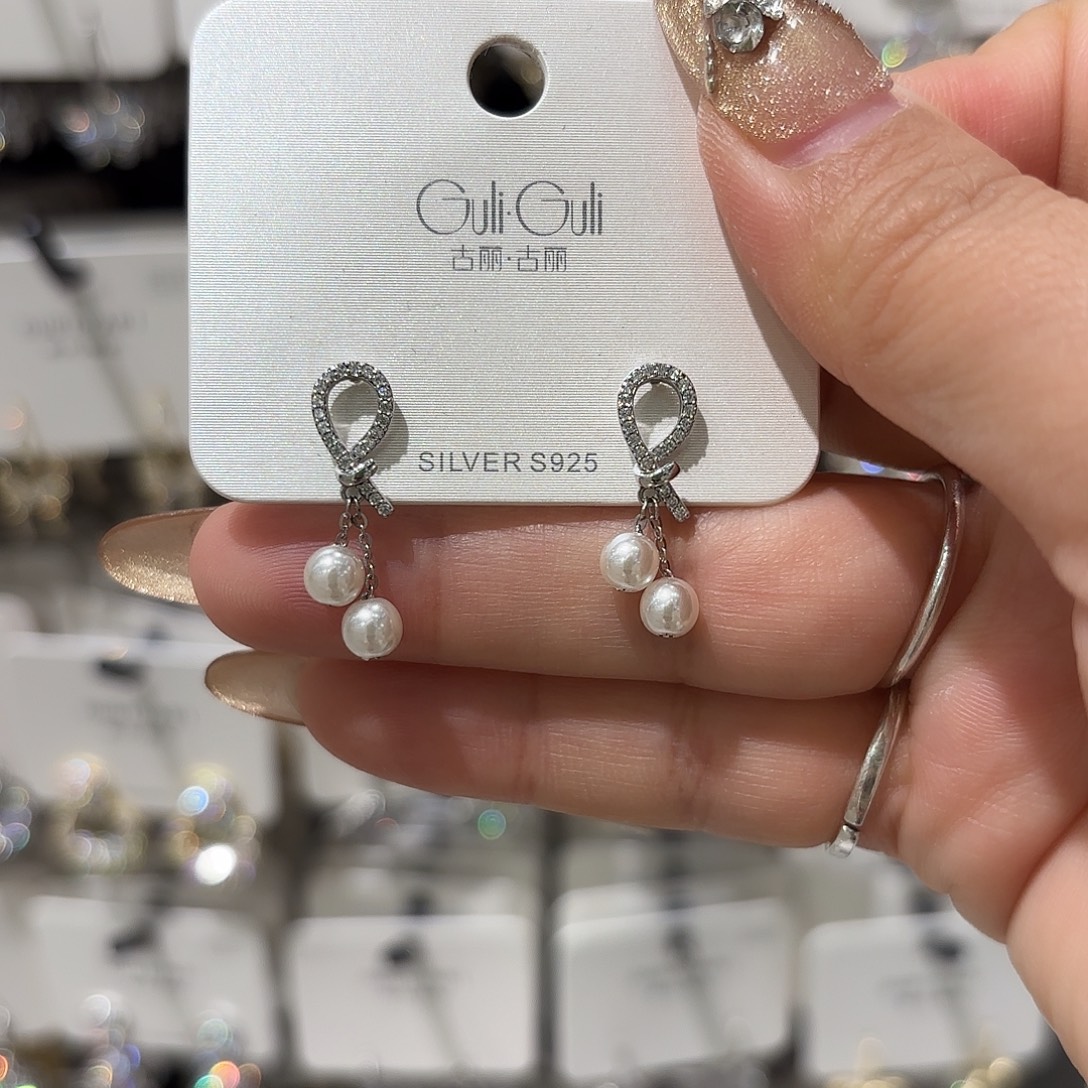 铜合金925银耳钉的