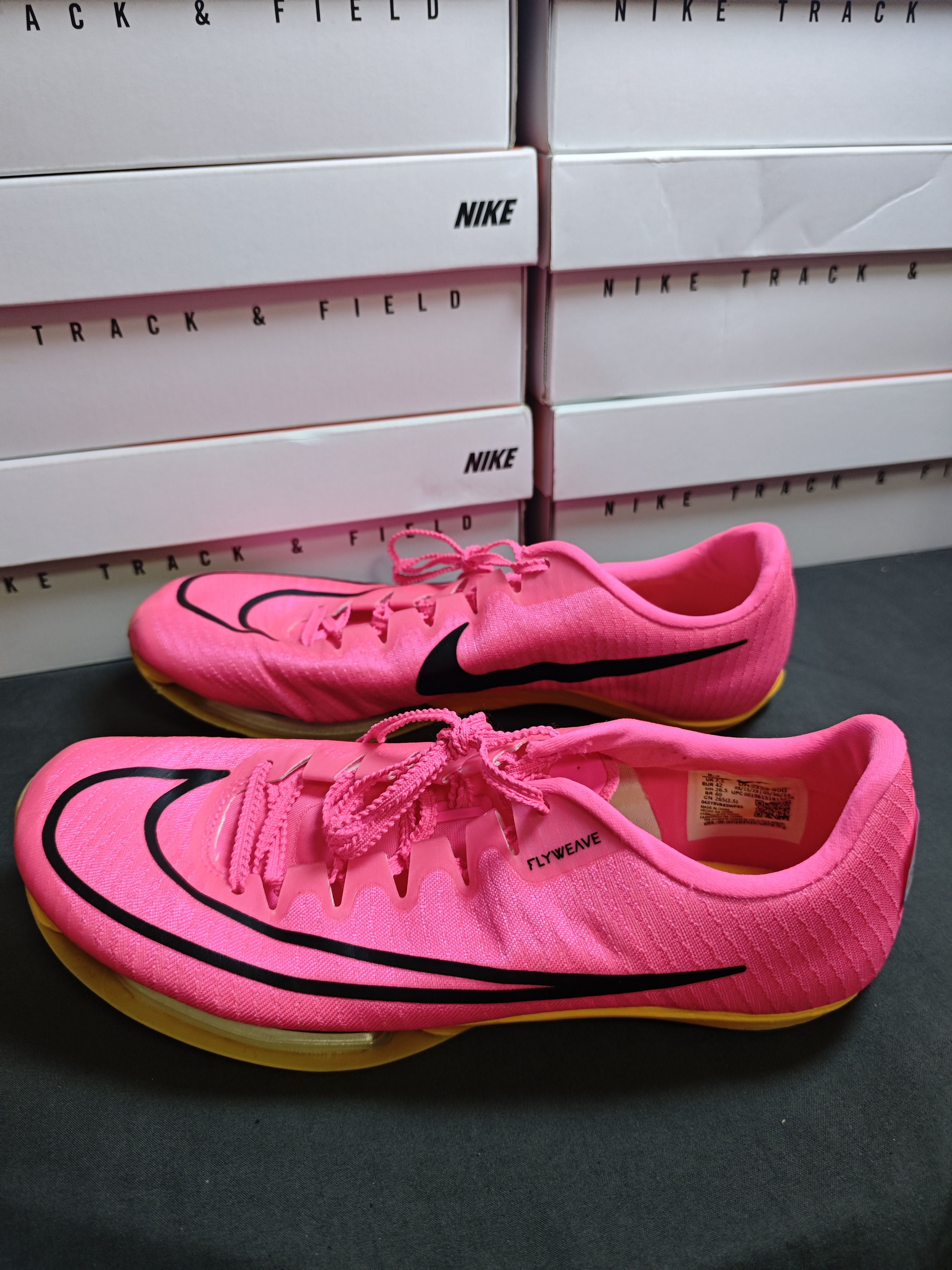 95新 NIKE/耐克 f40/  42码maxfly一代钉鞋展品
