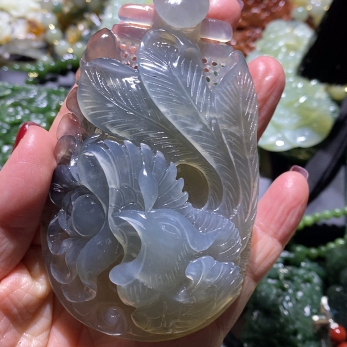 【闪购商品】岫玉毛衣链未镶嵌