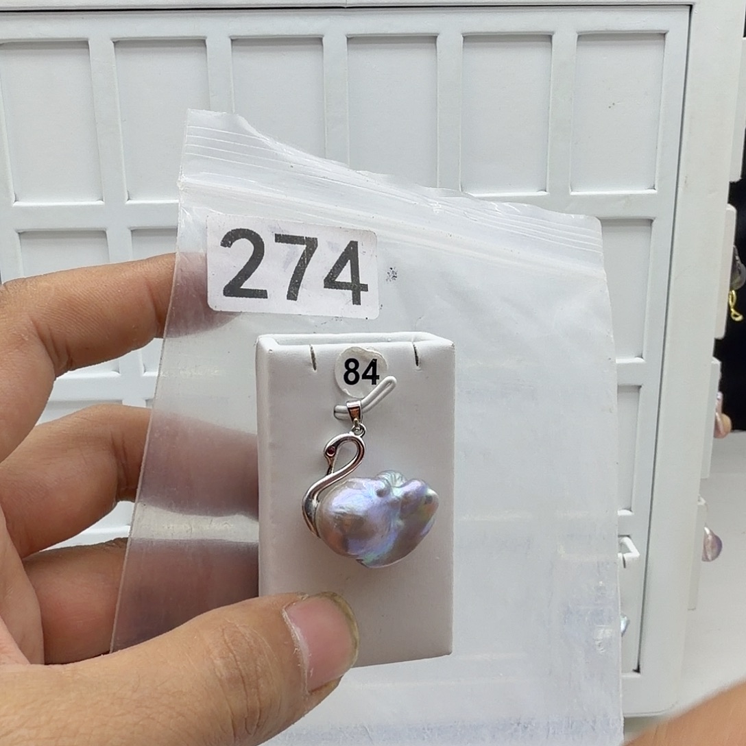 颈饰淡水珍珠合金