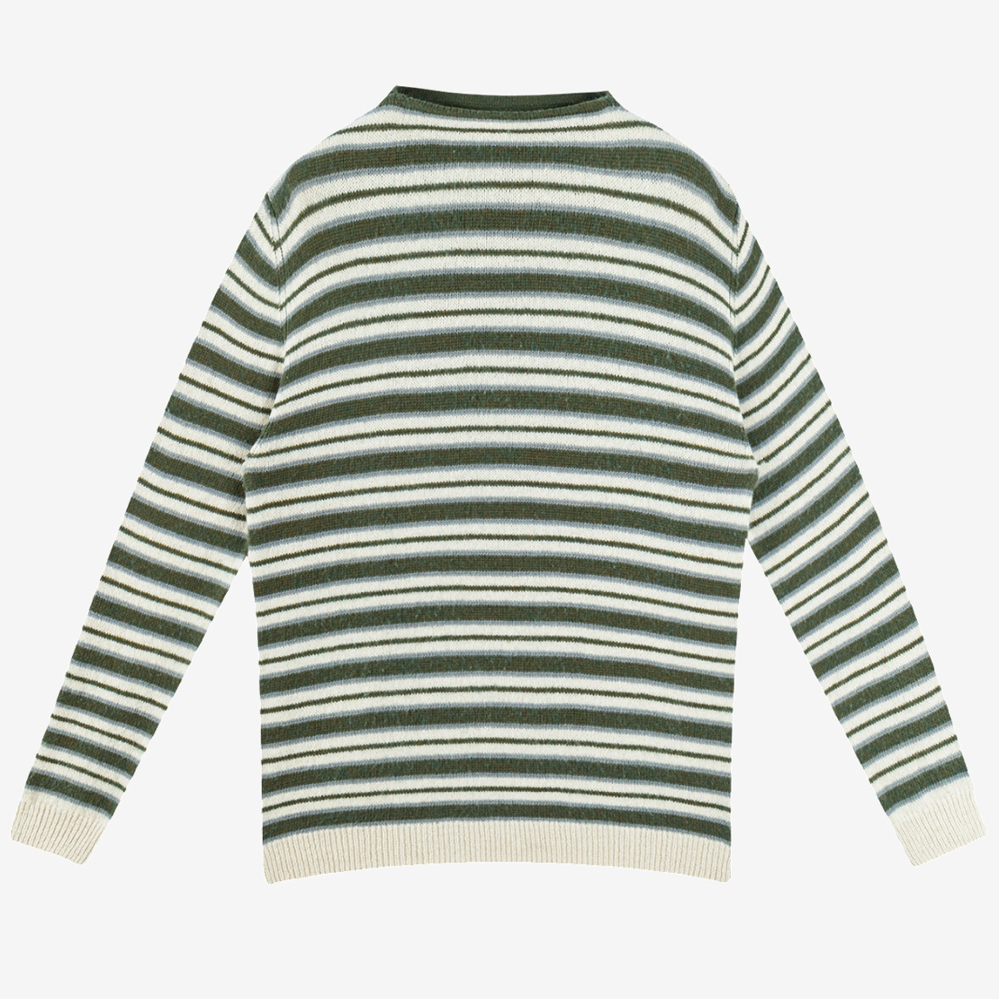 LP 小羊绒男士条纹上衣花绿条纹羊毛针织衫