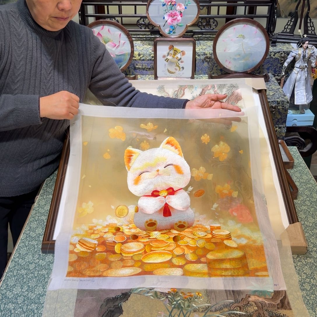 刺绣手工苏绣工艺精品