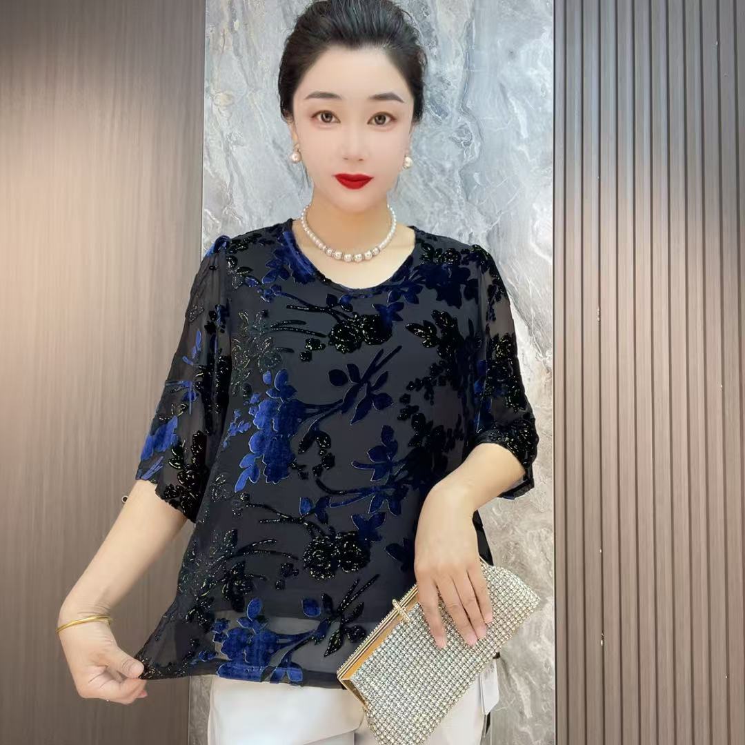 高端桑蚕丝小衫43A2213